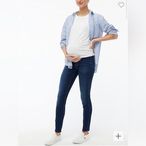 J. Crew Factory Maternity Signature Jeans Indigo Blue Women's Size 28